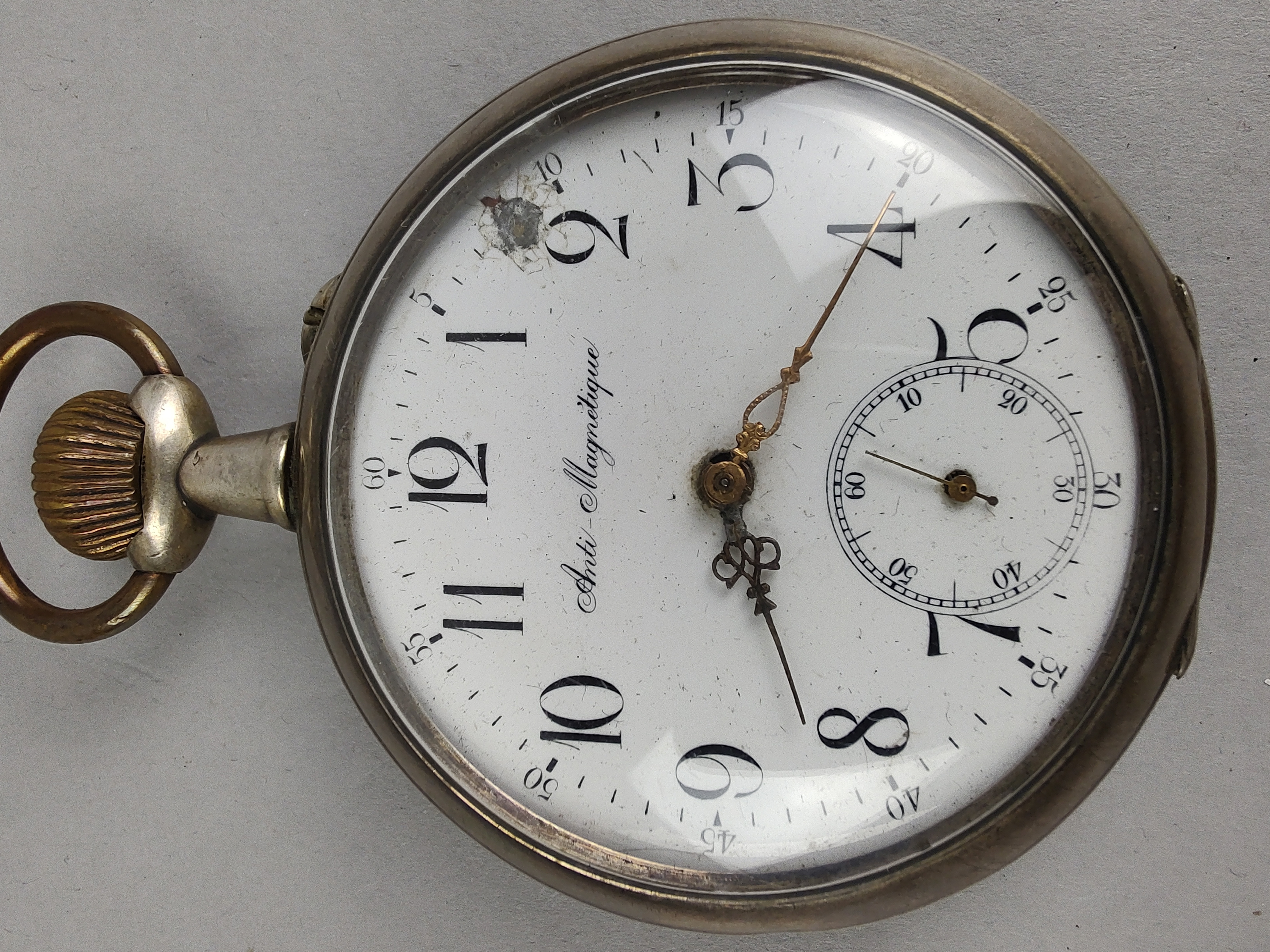 Fickur, Remontoir 15 rubis, Silve Auktion