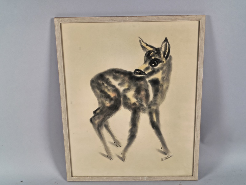 Pastel, Aino Uastamäki, signerad