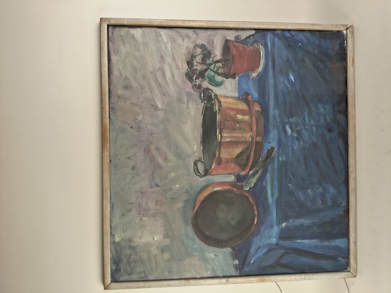 Olja på duk, Gunnar Taavola, signerad