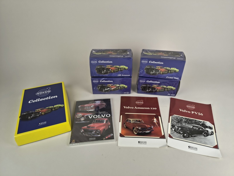 Modellbilar, Volvo, Atlas Collection med tillbehör