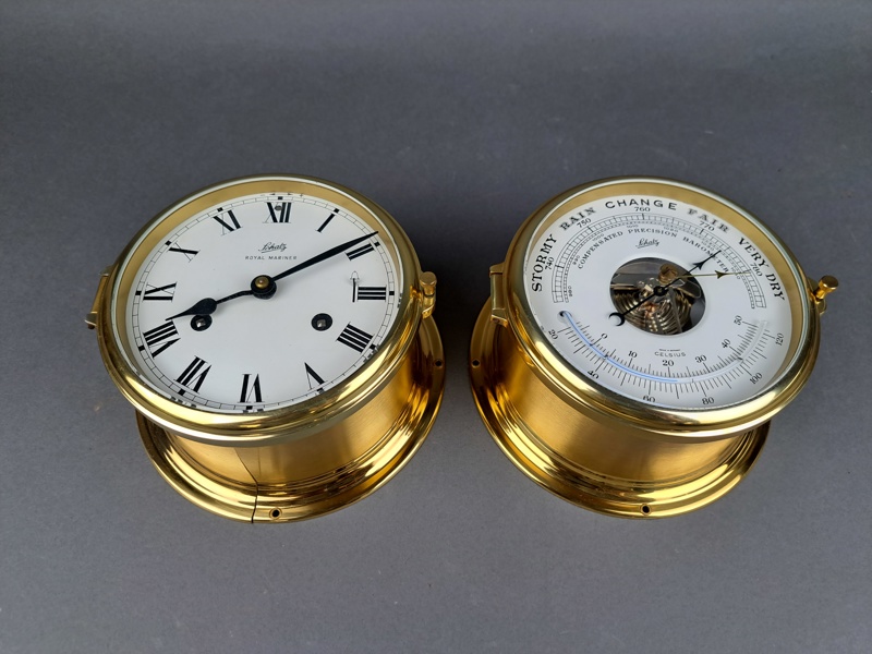 Skeppsur & Barometer, mässing