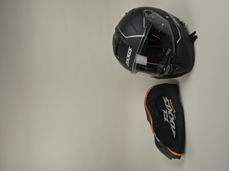 Motorcykelhjälm, Axxis Hawk Shell RS, obegagnad