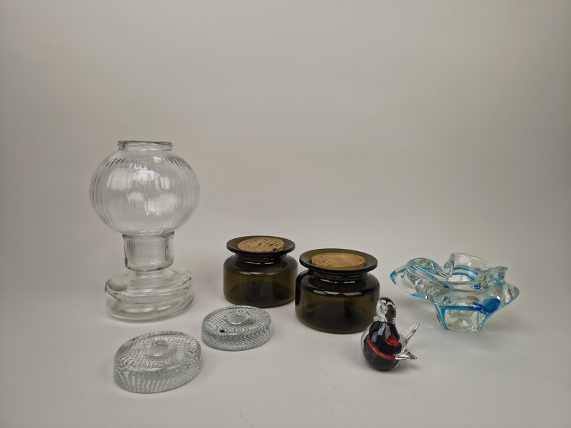 Parti diverse glas bl.a. "Tuikku" Nany Still