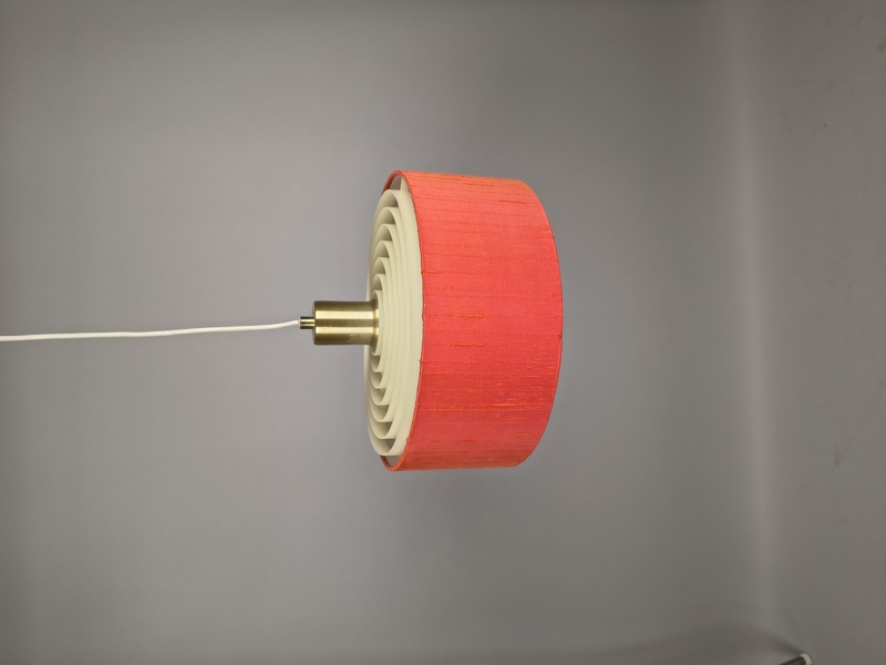 Taklampa, textil & plast