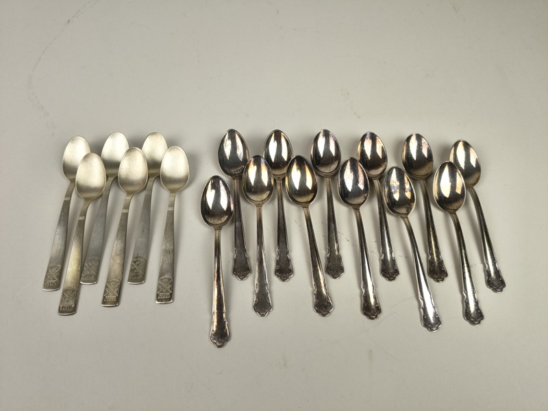 Kaffeskedar, Silver