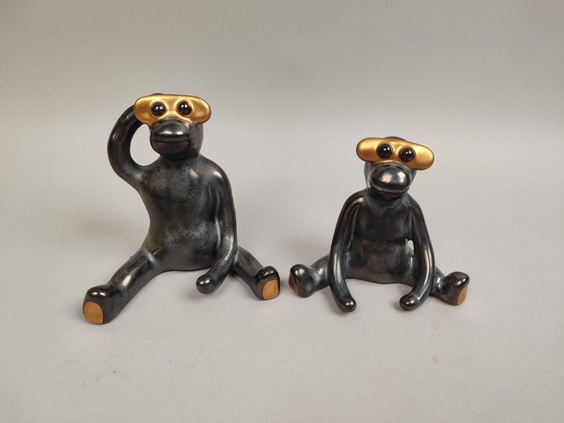 Figuriner, apor, Keramik