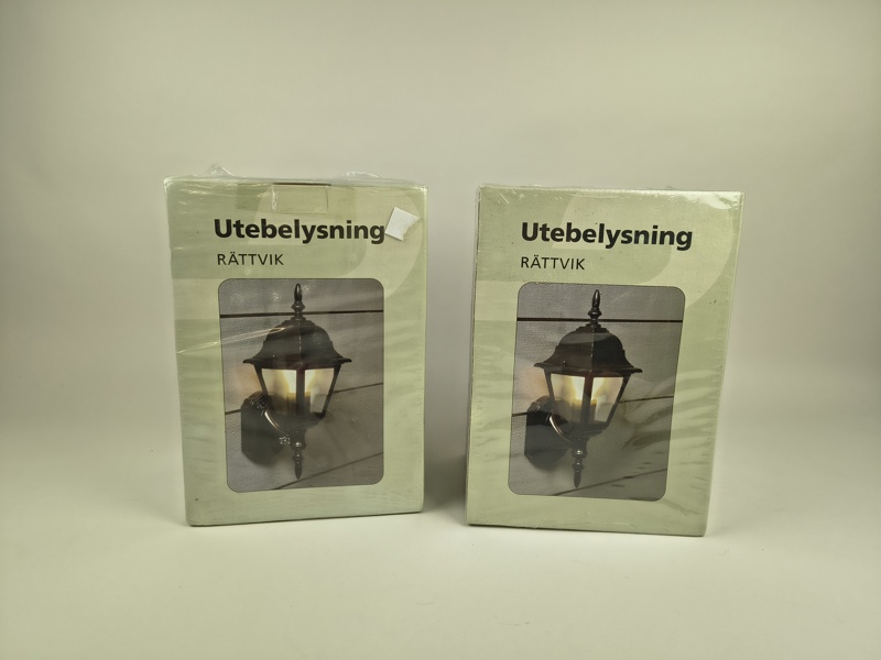 Utebelysning, Rättvik, obegagnade 2 st