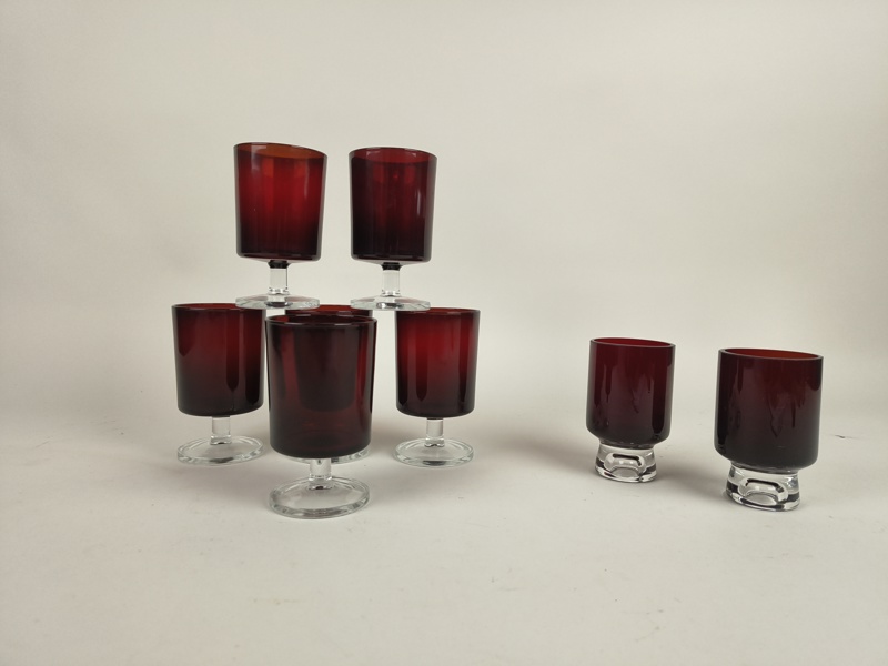 Glas & ljushållare bl.a. "Klack" Tyko Axelsson Reijmyre
