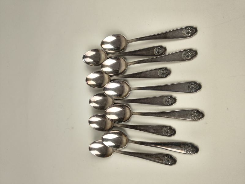 Kaffeskedar, Silver