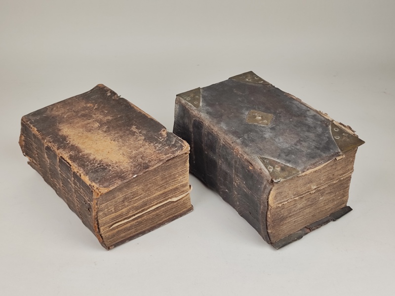 Biblar 2 st, bl.a. 1818