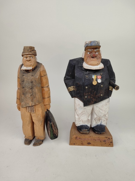Träfiguriner, Axel Ericson, Västervik, 1947 & 1950