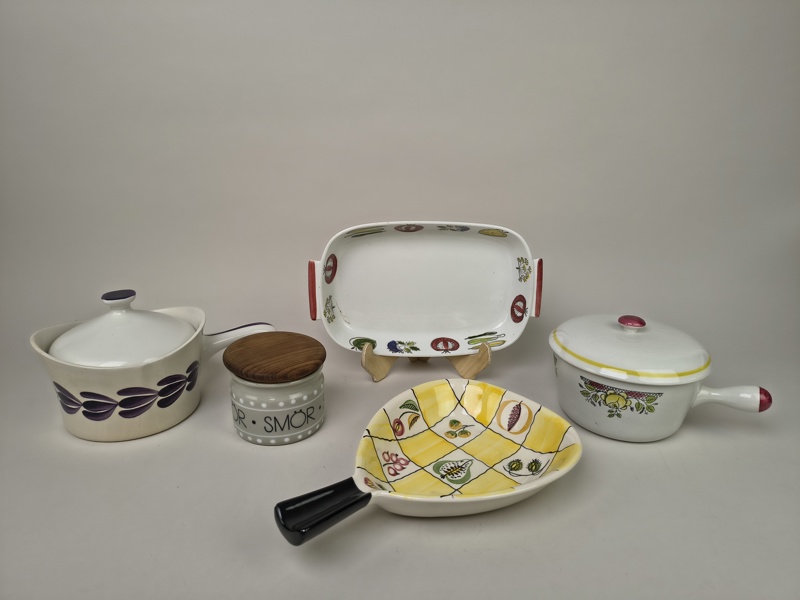 Parti Retro porslin bl.a. Smörburk Marianne Westman Rörstrand