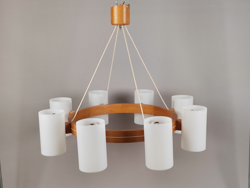 Taklampa, no 587 Uno & Östen Kristensson Luxus, ek & plast