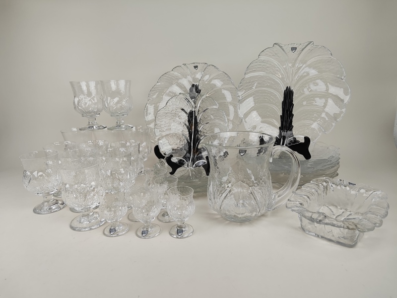 Glasservis, "Eden" Lars Hellsten Orrefors