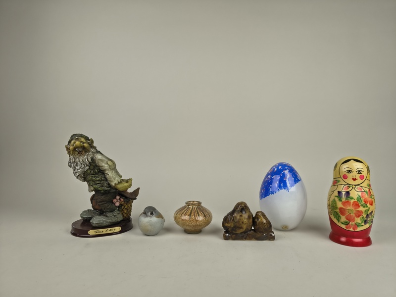 Figuriner, bl.a. Gränna Glasbruk