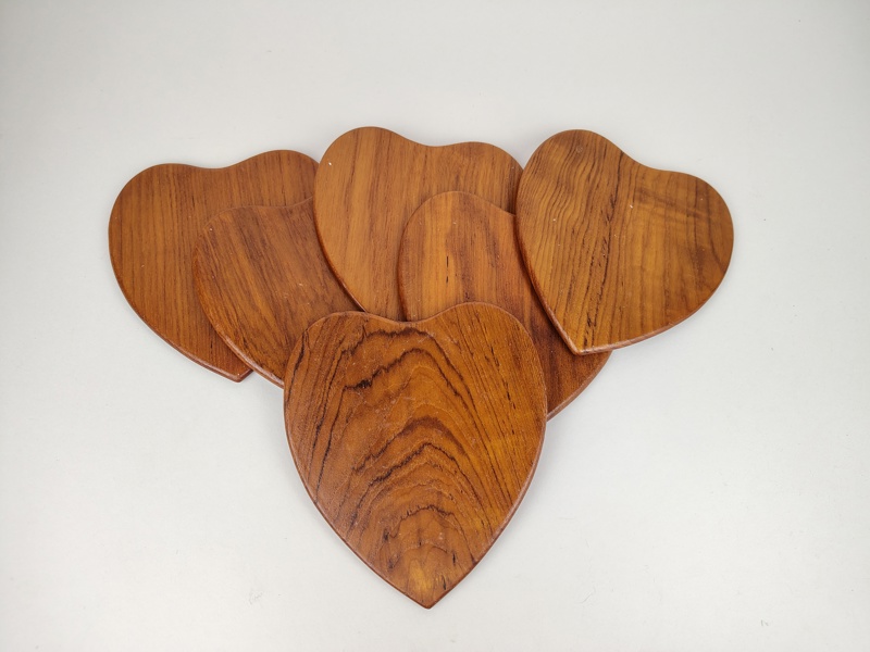 Underlägg, Karl Holmberg, teak 6 st