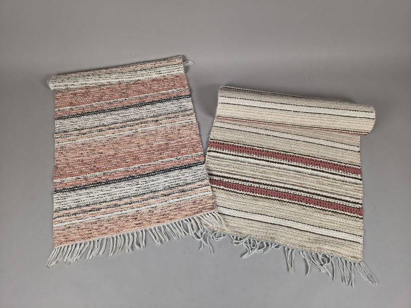 Trasmattor 2 st, plast & textil