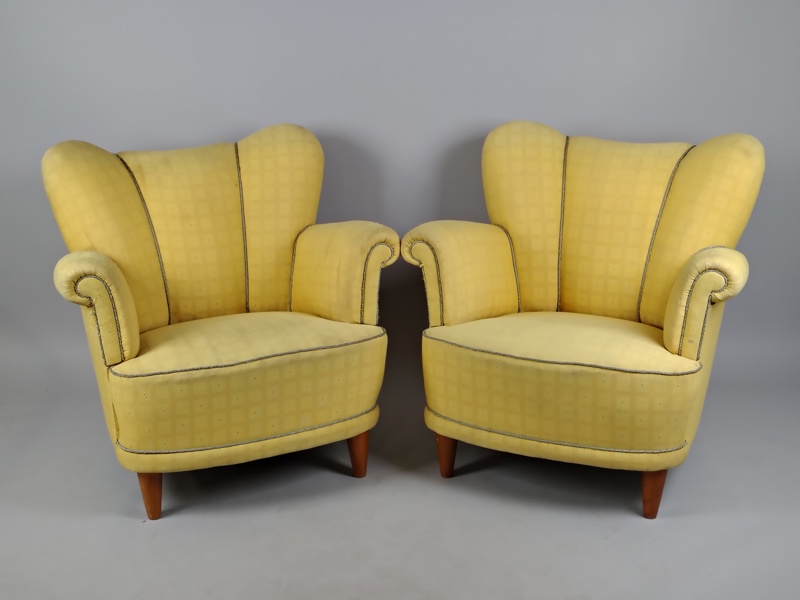 Fåtöljer, par Swedish Modern 1940-tal