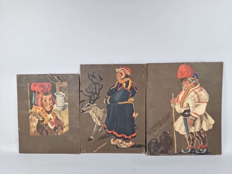 Tryck 3 st, Samer, Lars Norrman
