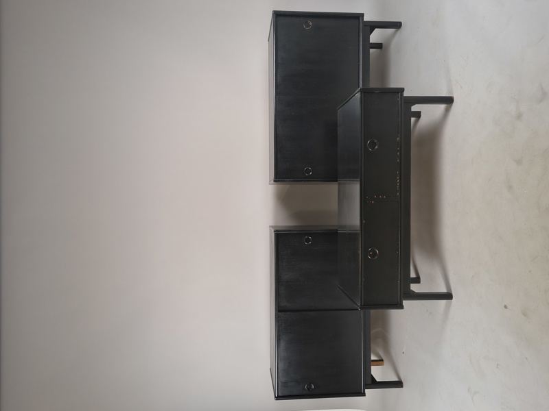 Möbeldelar till hyllsystem, 1960-tal, troligtvis IKEA