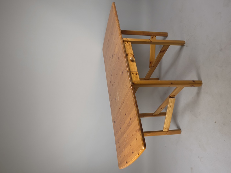 Slagbord med låda, furu