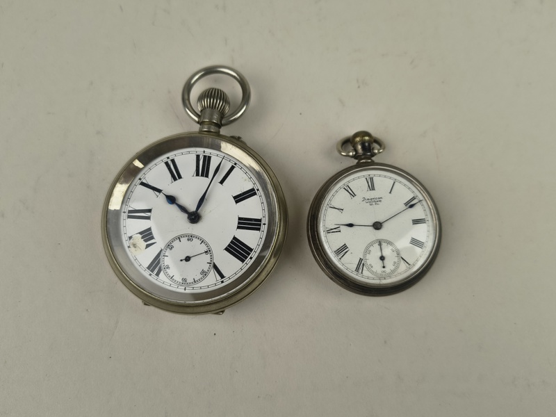 Fickur 2 st bl.a. Waltham Watch Company