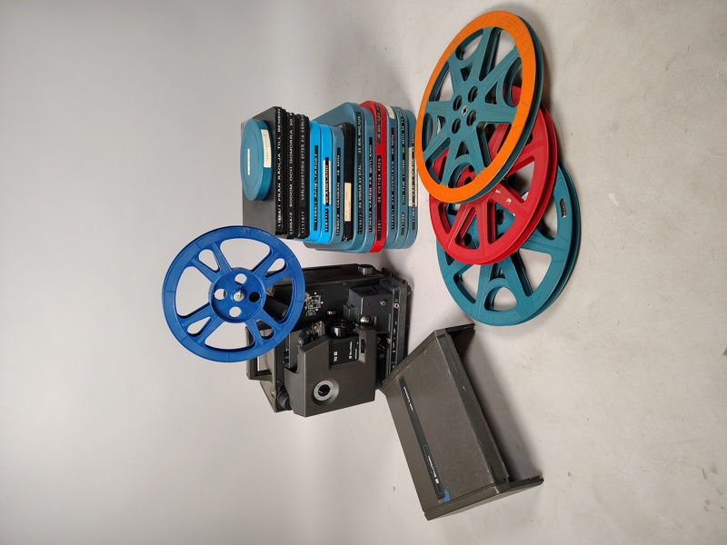 Projektor med film, 16 mm, Bell & Howell