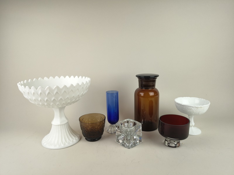 Parti diverse glas bl.a. Opal