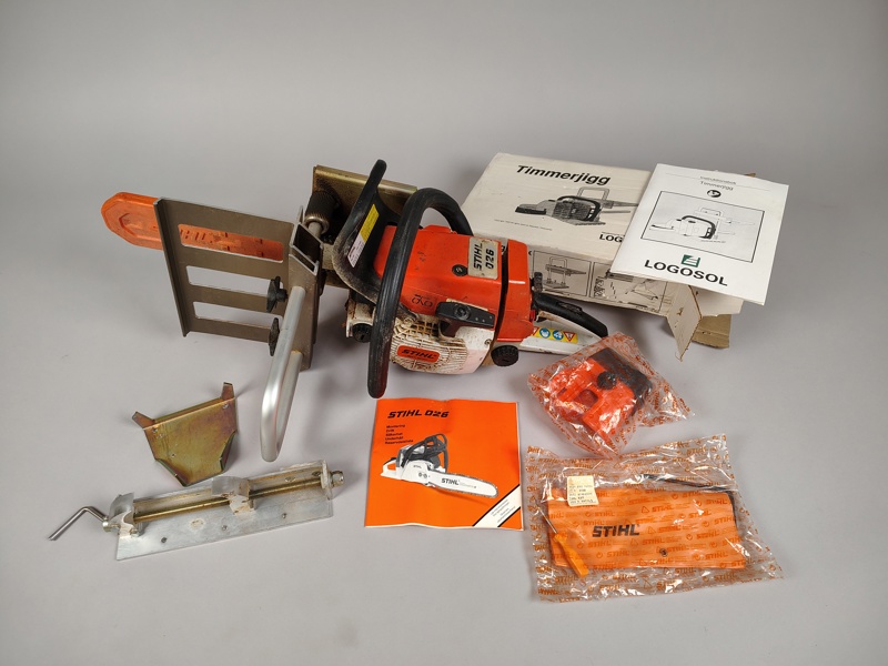 Motorsåg, Stihl 026 med Timmerjigg