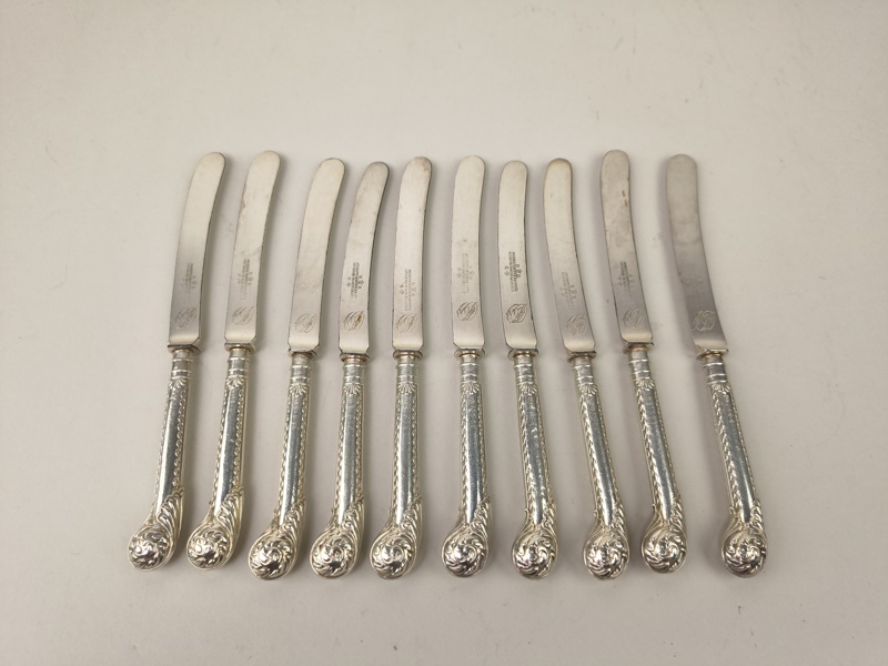 Förrättsknivar, Silver, Joseph Rodgers & Sons England, Viktoriansk