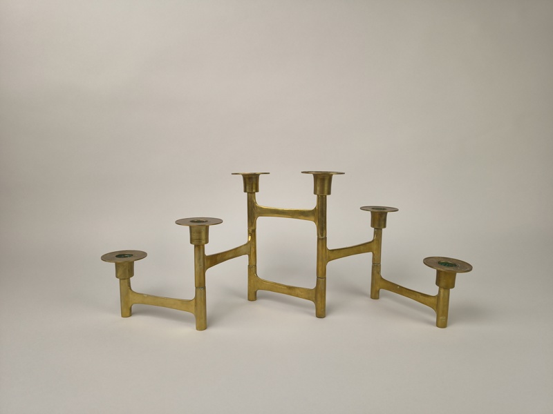 Ljusstake, mässing