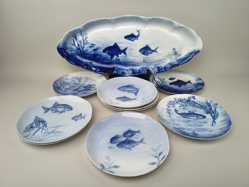 Matservis, "Versailles" Fiskservis, Rosenthal