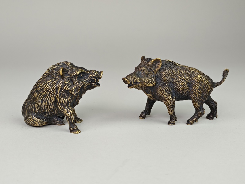 Figuriner, Vildsvin, Brons