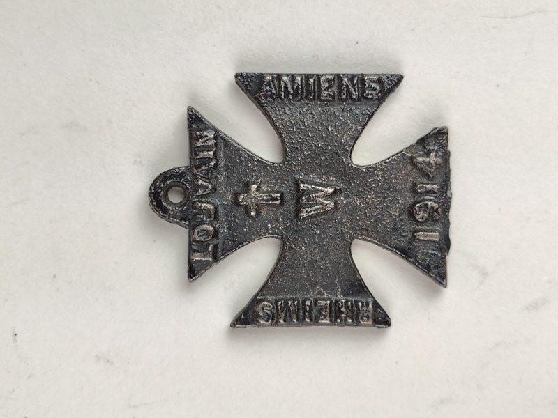 Medalj, Brittisk Anti-tyskt Propaganda Järnkors, WWI 1914