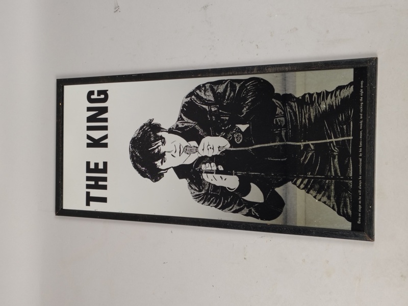 Spegel med tryck, "The King"