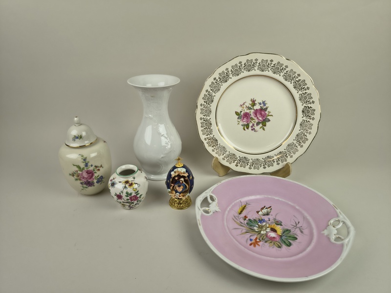 Diverse porslin & figurin