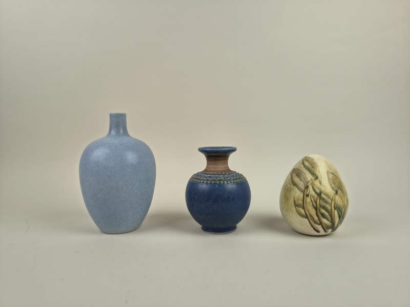 Keramik 3 delar bl.a. I Lindvall Keramik