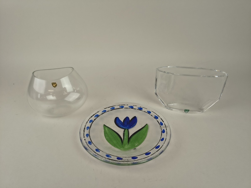 Glas 3 delar, Orrefors & Kosta