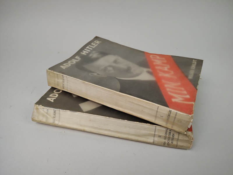 Böcker, "Min Kamp" andra upplagan 1934, Svenska översättningen, del 1 & 2