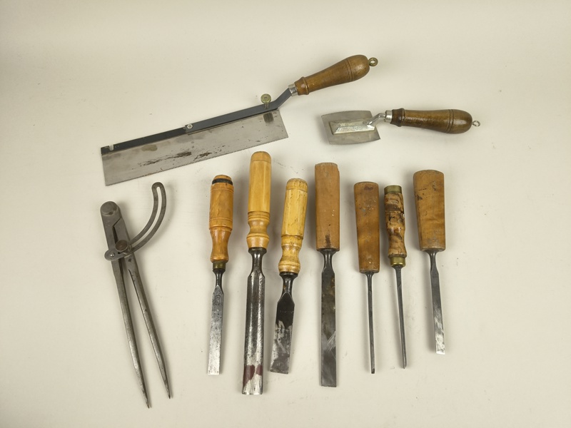 Diverse stämjärn m.fl. bl.a. Erik Anton Berg
