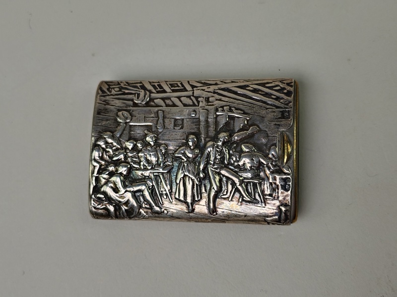 Tändsticksask, Silver 1900-tal