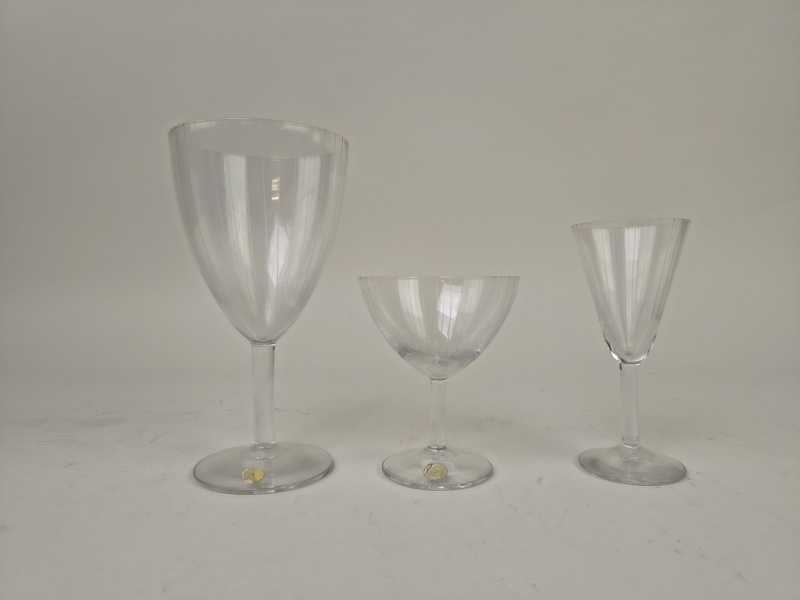 Glasservis. Glimma Glasbruk