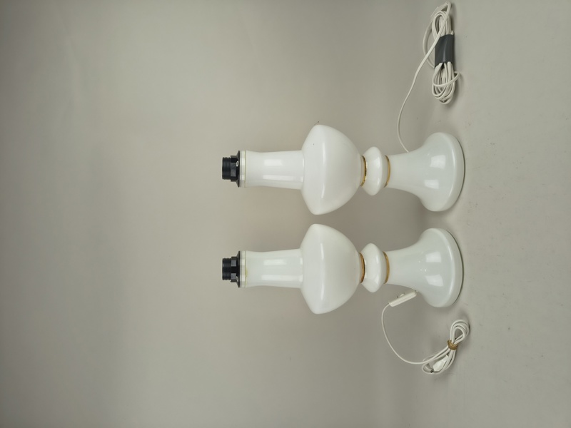 Bordslampor, par glas Luxus