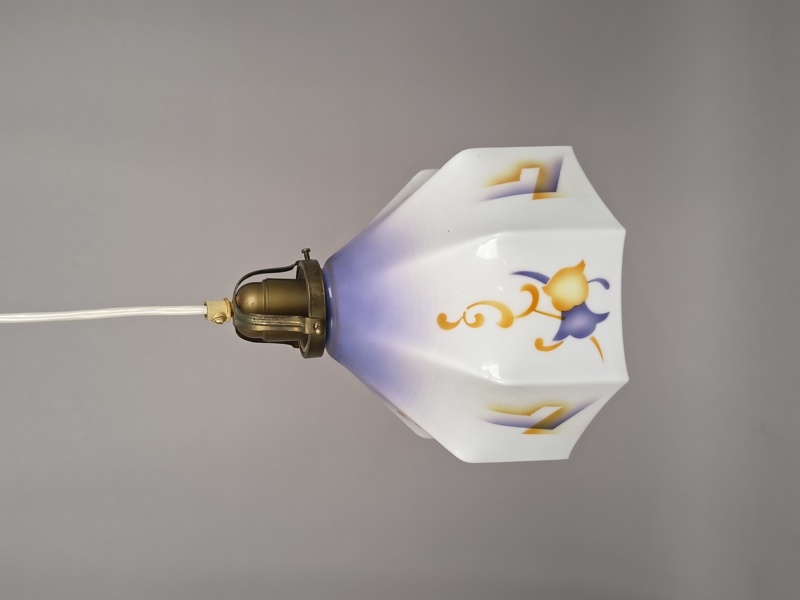 Taklampa, opalglas 1930-/1940-tal