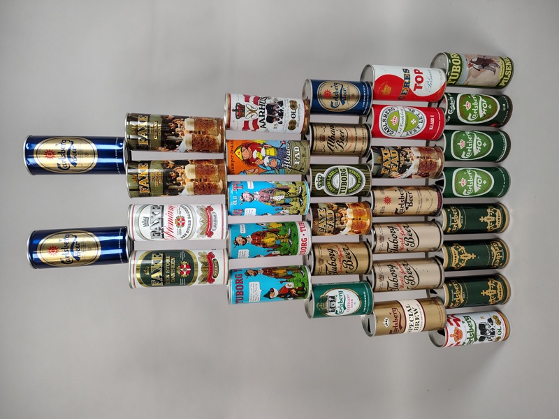 Äldre ölburkar, Danmark bl.a. Tuborg & Carlsberg