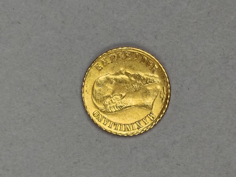 Guld, Vigseltoken/Miniatyr, Mexico 1865