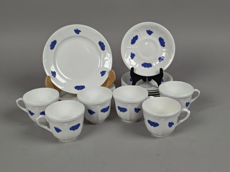 Kaffeservis, "Blå blom" Gustavsberg