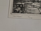 Litografi, "Junotäppan" Hasse Lindroth, signerad & numrerad