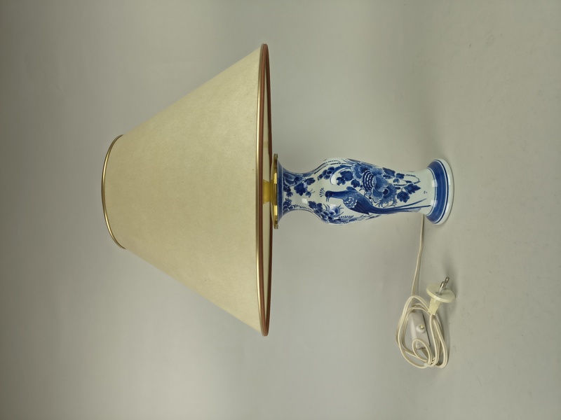 Bordslampa, Delft porslin