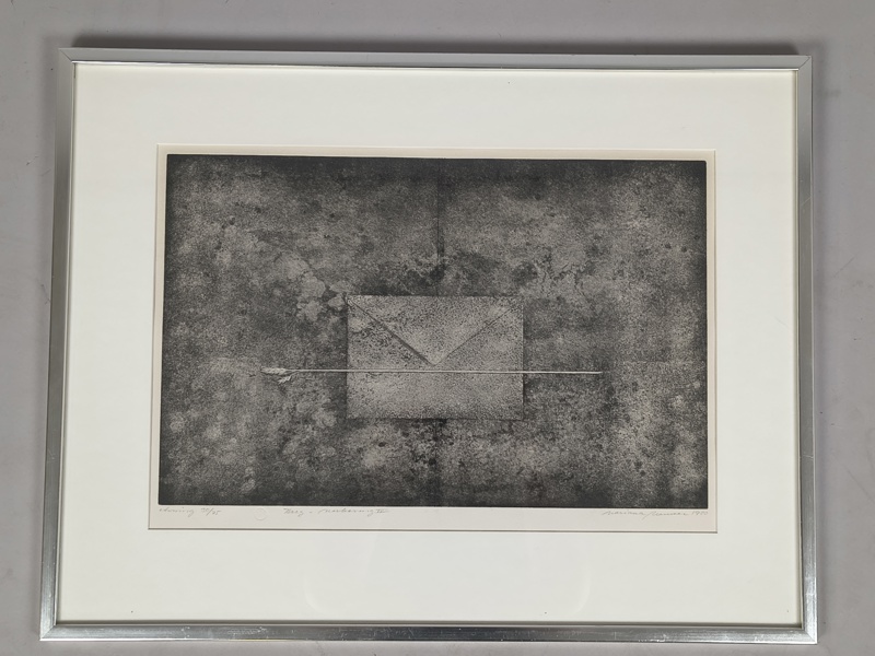 Litografi, Mariana Manner, numrerad & signerad